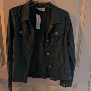 Pale Sky Gemi Lightweight Linen Tracker Jacket - S